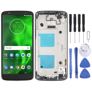 Écran LCD d'origine pour l'assemblage complet du numériseur Motorola Moto G6 avec cadre SH43071226-20