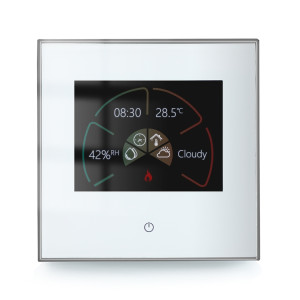 BHT-2002GALM 220V Thermostat de chauffage domestique intelligent Thermostat WiFi de chauffage de l'eau (blanc) SH901A332-20