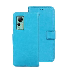 Pour Ulefone Note 14 idewei Crazy Horse Texture étui de téléphone en cuir avec support (bleu ciel) SI908A222-20