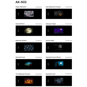 Godox AK-S02 Ensemble de diapositives de collection de transparents 10 en 1 pour kit de projection Godox AK-R21 SG1502498-20
