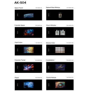 Godox AK-S04 Ensemble de diapositives de collection de transparents 10 en 1 pour kit de projection Godox AK-R21 SG150496-20