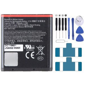 Remplacement de la batterie pour Blackberry CURVE 9350 9360 9370 1000 mAh SH81131409-20