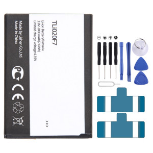Pour Alcatel 7 LTE OT-6062W/6062 3860mAh Remplacement de la batterie TLp038C1 SH94111282-20