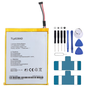 Pour Alcatel One Touch Pixi 7 OT-9006W 2820mAh Remplacement de la batterie TLp028AD SH94231931-20