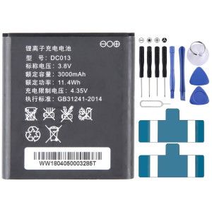 Pour ZTE Nubia WD670 4G 3000mAh Remplacement de la batterie DC013 SH021195-20
