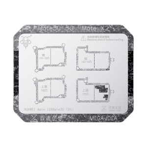 Pour Huawei Mate 30 5G / Mate X2 Qianli Mega-idea Positionnement du cadre moyen multifonctionnel BGA Plate-forme de reballage SQ0311951-20