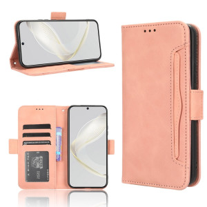 Pour Huawei nova 11 Skin Feel Calf Texture Card Slots Leather Phone Case (Rose) SH119A995-20