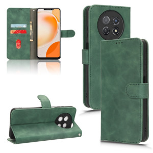 Pour Huawei Enjoy 60X Skin Feel Étui de téléphone en cuir à rabat magnétique (vert) SH008C372-20