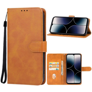 Pour étui de téléphone en cuir Ulefone Note 16 Pro (marron) SH303B1710-20