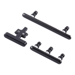 Pour bouton d'alimentation OnePlus 6 + bouton de contrôle du volume (noir givré) SH301A1602-20
