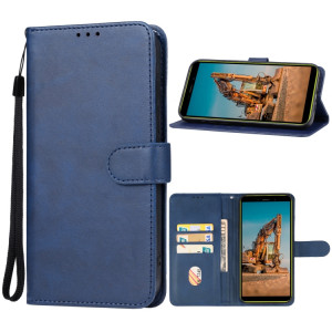 Pour étui de téléphone en cuir Ulefone Armor X12 (bleu) SH704D650-20