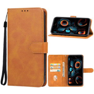Pour étui de téléphone en cuir Ulefone Power Armor 16S (marron) SH708B929-20