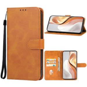 Pour étui de téléphone en cuir Ulefone Note 17 Pro (marron) SH711B1105-20