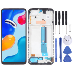 Écran LCD matériel OLED pour Xiaomi Redmi Note 11S 4G numériseur assemblage complet avec cadre SH5103256-20