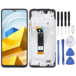 Écran LCD matériel OEM pour assemblage complet du numériseur Xiaomi Poco M5 4G avec cadre SH5119730-20