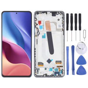 Écran LCD OLED pour Xiaomi Redmi K40 Pro Assemblage complet du numériseur avec cadre (Bleu) SH606A1037-20