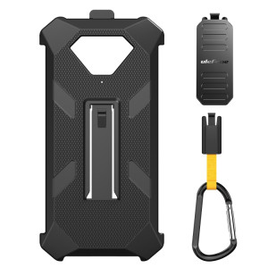 Pour Ulefone Armor X13 Ulefone Back Clip Phone Case avec mousqueton (noir) SU803A555-20