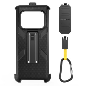 Pour Ulefone Armor 25T Pro Ulefone Back Clip Phone Case avec mousqueton (noir) SU806A1999-20
