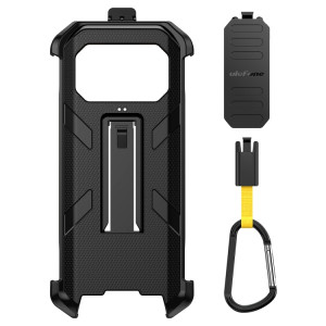 Pour Ulefone Armor 27 Ulefone Back Clip Phone Case avec mousqueton (noir) SU807A1735-20