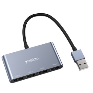 Yesido HB12 4 en 1 USB Station d'Accueil Multifonction HUB Adaptateur SY81281666-20