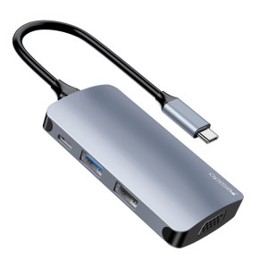 Yesido HB16 7 en 1 Ports USB-C / Type-C Adaptateur HUB de Station d'Accueil Multifonctionnel SY8139431-20