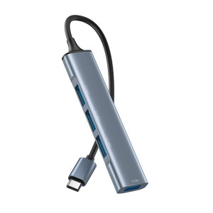 Yesido HB17 Adaptateur HUB de station d'accueil multifonction USB-C / Type-C 4 en 1 SY8142976-20