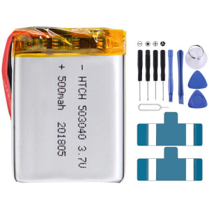 Remplacement universel de la batterie 2pcs, modèle: 503040 SH58021099-20