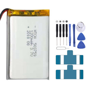 Remplacement universel de la batterie 2pcs, modèle: 503759 SH58031146-20