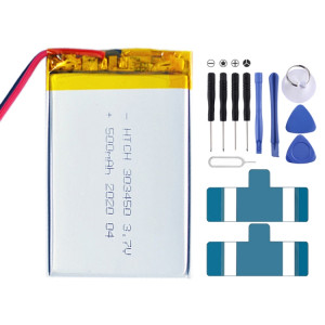 Remplacement universel de la batterie 2pcs, modèle: 303450 SH58051950-20