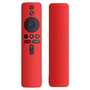 Pour étui de protection en silicone liquide pour télécommande Xiaomi MiBox S (rouge) SH102B1309-20