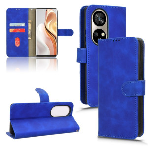 Pour Ulefone Note 17 Pro Skin Feel Étui de téléphone en cuir à rabat magnétique (Bleu) SH003B617-20