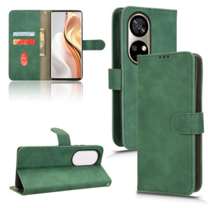Pour Ulefone Note 17 Pro Skin Feel Étui de téléphone en cuir à rabat magnétique (Vert) SH003C870-20