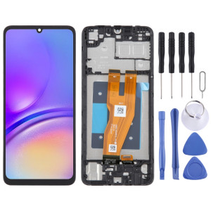 Pour Samsung Galaxy A05 SM-A055F écran LCD d'origine numériseur assemblage complet avec cadre SH01171182-20