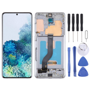 Pour Samsung Galaxy S20 + 4G/5G SM-G985/986 OLED LCD écran numériseur assemblage complet avec cadre (gris) SH902H1593-20