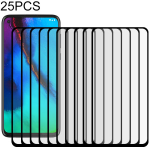 Pour Motorola Moto G Pro 25 PCS Full Glue Film en verre trempé plein écran (noir) SH022A1892-20