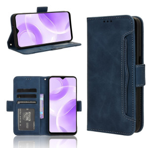 Pour Ulefone Note 15 Skin Feel Calf Texture Slots pour cartes Étui de téléphone en cuir (Bleu) SH602D1122-20