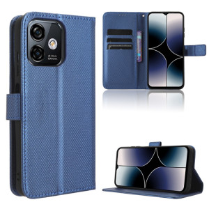 Pour Ulefone Note 16 Pro Diamond Texture Leather Phone Case (Bleu) SH201C1081-20