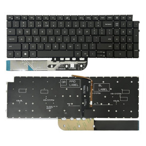 Pour Dell Inspiron 15-3511 3515 5510 7510 16-7610 US Version rétro-éclairage clavier d'ordinateur portable (noir) SH501A396-20