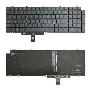 Pour Dell Latitude 5520 5521 Precision 3560 3561 US Version clavier d'ordinateur portable rétro-éclairé (noir) SH503A786-20