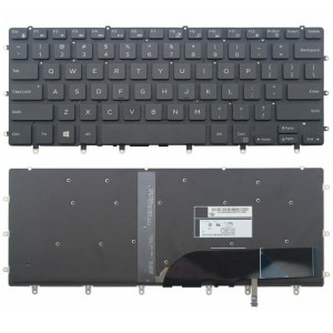 Pour Dell 5510 M5510 15-7558 7568 XPS 15-9550 US Version clavier d'ordinateur portable (noir) SH901A1701-20