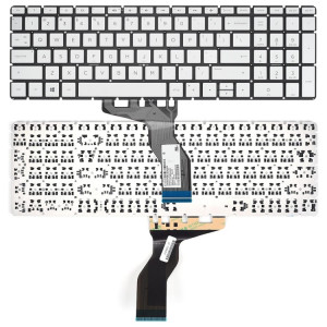 Pour clavier rétroéclairé pour ordinateur portable HP 15m-DR / 15m-DS US Version (argent) SH502A741-20