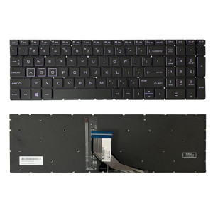 Pour clavier rétroéclairé pour ordinateur portable HP Pavilion Gaming 15-DK US Version (violet) SH901B1707-20