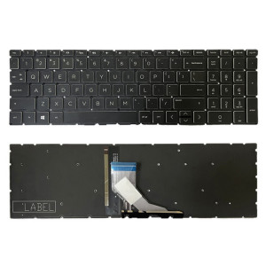 Pour HP Pavilion Gaming 15-DK Crystal Cap US Version clavier rétroéclairé pour ordinateur portable SH5001106-20