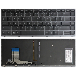 Pour HP Zbook Studio G3 cadre gris Version américaine clavier rétro-éclairé pour ordinateur portable SH5401323-20