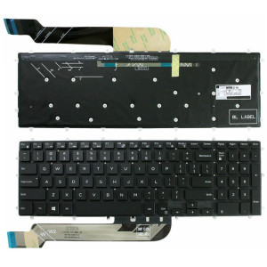 Pour clavier d'ordinateur portable Dell Inspiron 15-7566 / 17-7000 Series (noir) SH501A1745-20