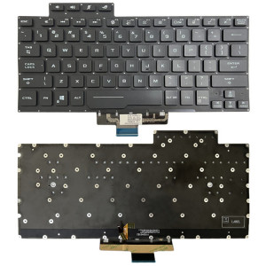 Pour ASUS ROG G14 Zephyrus GA401 GA401I US Version clavier d'ordinateur portable rétro-éclairé (noir) SH801A27-20