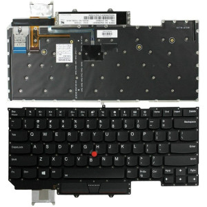 Pour le clavier d'ordinateur portable Lenovo ThinkPad X1C 2017 US Version SH63071317-20
