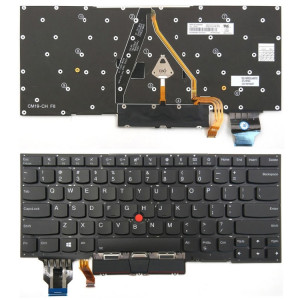 Pour Lenovo Thinkpad X1 Carbon 8th Gen 2020 US Version clavier d'ordinateur portable rétro-éclairé SH69011927-20