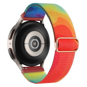 Pour Coros Pace 2 / Coros Apex 42mm 20mm Bracelet de montre à boucle tissée en nylon coloré peint (liquide coloré) SH101G650-20