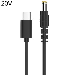 Câble adaptateur d'alimentation CC 20 V 5,5 x 2,5 mm vers Type-C SH4404142-20